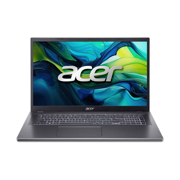 Лаптоп ACER Aspire 17 A17-51M-72MD NX.KZZEX.003 17.3 ", INTEL CORE 7 150U, RAM 32 GB, SSD 512 GB, INTEL GRAPHICS, WINDOWS 11, STEEL GRAY