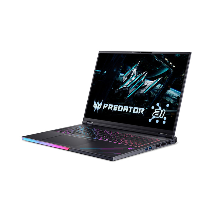 Гейминг лаптоп ACER Predator Helios 18 AI PH18-73-987M NH.QVWEX.00J . 18.0 ", INTEL CORE ULTRA 9 275HX, RAM 96 GB, SSD 5000 GB, NVIDIA GEFORCE RTX5090, 24 GB GDDR7, WINDOWS 11, ABYSSAL BLACK