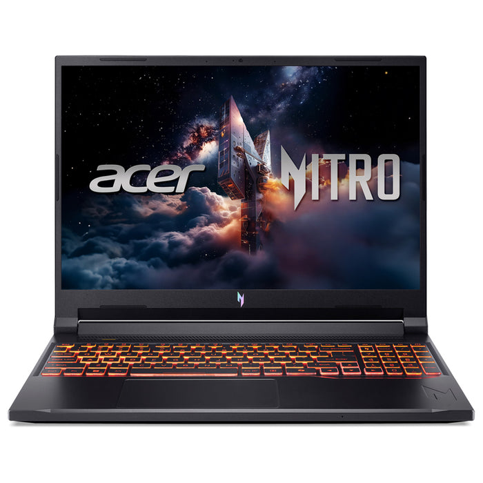 Гейминг лаптоп ACER Nitro V 16 ANV16-72-99XL NH.QZREX.003 16.0 ", INTEL CORE 9 270H, RAM 16 GB, SSD 1000 GB, NVIDIA GEFORCE RTX5070, 8 GB GDDR7, OBSIDIAN BLACK