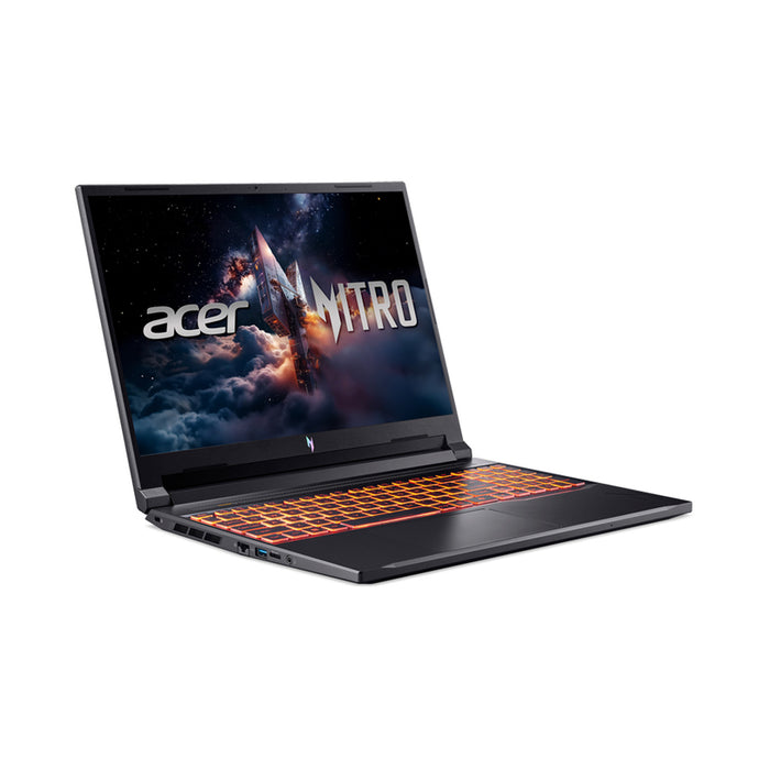 Гейминг лаптоп ACER Nitro V 16 ANV16-72-99XL NH.QZREX.003 16.0 ", INTEL CORE 9 270H, RAM 16 GB, SSD 1000 GB, NVIDIA GEFORCE RTX5070, 8 GB GDDR7, OBSIDIAN BLACK