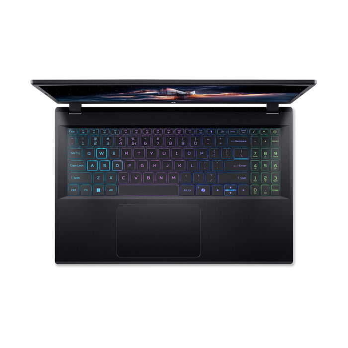 Гейминг лаптоп ACER NITRO V15 ANV15-A31-R6AL 15.6 ", AMD RYZEN 7 170, RAM 32 GB, SSD 1000 GB, NVIDIA GEFORCE RTX5060, 8 GB GDDR7, WINDOWS 11, OBSIDIAN BLACK