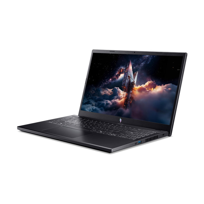 Гейминг лаптоп ACER NITRO V15 ANV15-A31-R6AL 15.6 ", AMD RYZEN 7 170, RAM 32 GB, SSD 1000 GB, NVIDIA GEFORCE RTX5060, 8 GB GDDR7, WINDOWS 11, OBSIDIAN BLACK