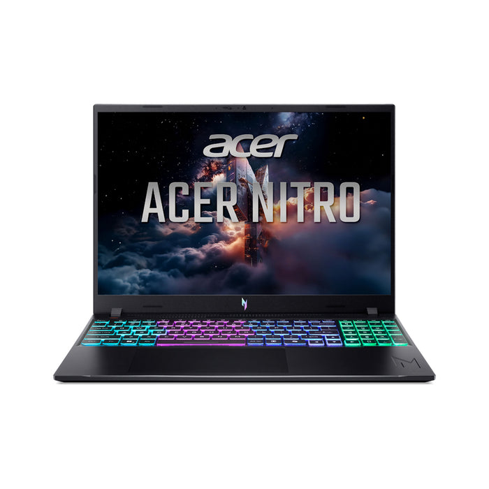 Гейминг лаптоп ACER Nitro V 16 ANV16-A31-R0VH NH.U6WEX.001 16.0 ", AMD RYZEN 9 270, RAM 16 GB, SSD 1000 GB, NVIDIA GEFORCE RTX5070, 8 GB GDDR7, WINDOWS 11, OBSIDIAN BLACK