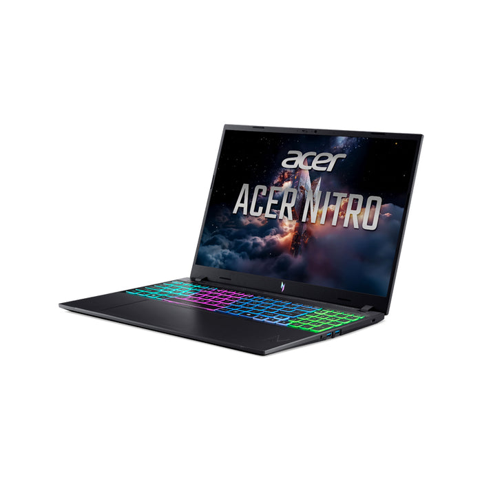 Гейминг лаптоп ACER Nitro V 16 ANV16-A31-R0VH NH.U6WEX.001 16.0 ", AMD RYZEN 9 270, RAM 16 GB, SSD 1000 GB, NVIDIA GEFORCE RTX5070, 8 GB GDDR7, WINDOWS 11, OBSIDIAN BLACK