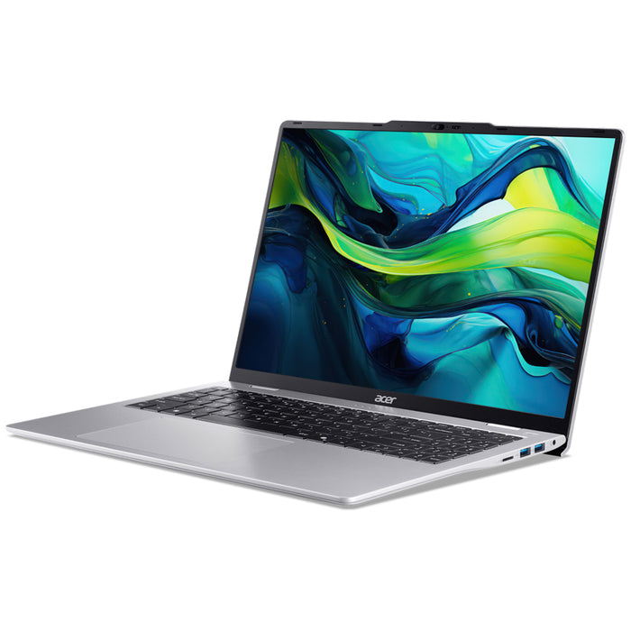 Лаптоп ACER Aspire Lite 16 AL16-53P-57V3 NX.J8BEX.001 16.0 ", INTEL CORE ULTRA 5 115U, RAM 16 GB, SSD 512 GB, INTEL GRAPHICS, WINDOWS 11, LIGHT SILVER