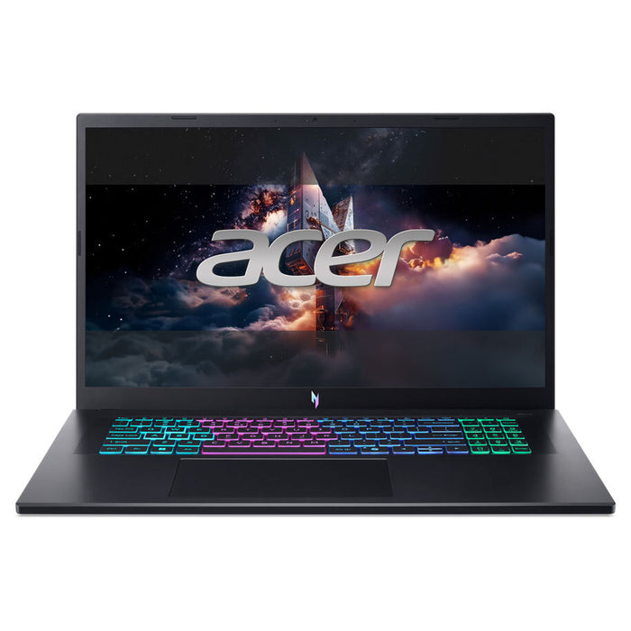 Гейминг лаптоп ACER Nitro V 17 ANV17-I31-76TU NH.U4EEX.001 17.3 ", INTEL CORE 7 240H, RAM 16 GB, SSD 1000 GB, NVIDIA GEFORCE RTX5060, 8 GB GDDR7, WINDOWS 11, OBSIDIAN BLACK