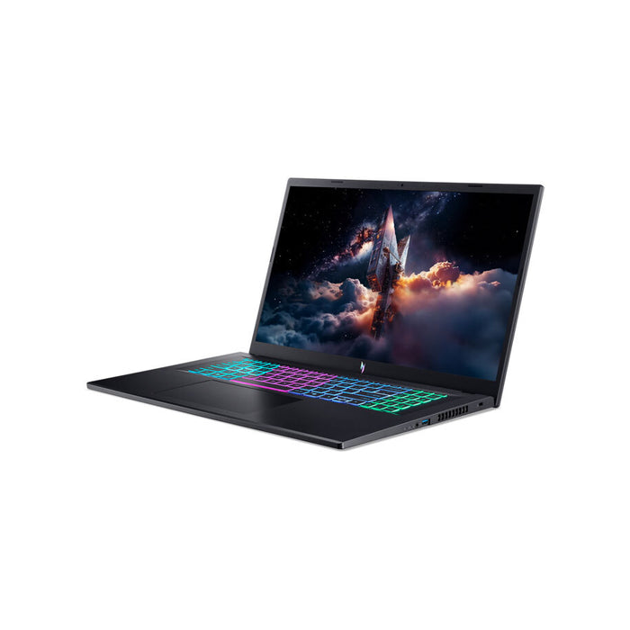 Гейминг лаптоп ACER Nitro V 17 ANV17-I31-76TU NH.U4EEX.001 17.3 ", INTEL CORE 7 240H, RAM 16 GB, SSD 1000 GB, NVIDIA GEFORCE RTX5060, 8 GB GDDR7, WINDOWS 11, OBSIDIAN BLACK