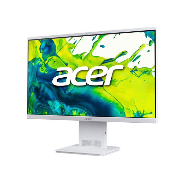Acer Aspire S24-B, 23.8'' AiO FHD (1920x1080) IPS 144Hz, Intel Core 7 155H (до 4.80GHz, 24MB), 16GB DDR5, 1TB SSD, Intel Arc Graphics, без DVD, WiFi 7 и BT 5.4, 90W AC адаптер, FHD IR камера, KBD и безжична мишка, без операционна система, сребрист