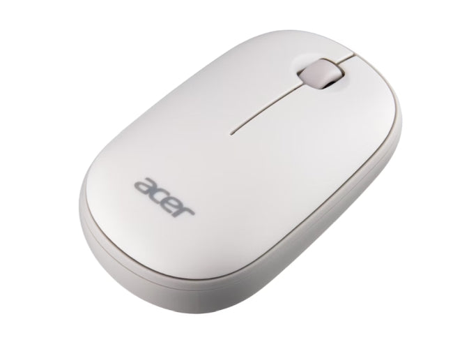 Безжична мишка Acer Bubble, AMR100, бяла, опаковка за продажба на дребно