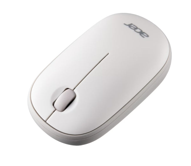 Безжична мишка Acer Bubble, AMR100, бяла, опаковка за продажба на дребно
