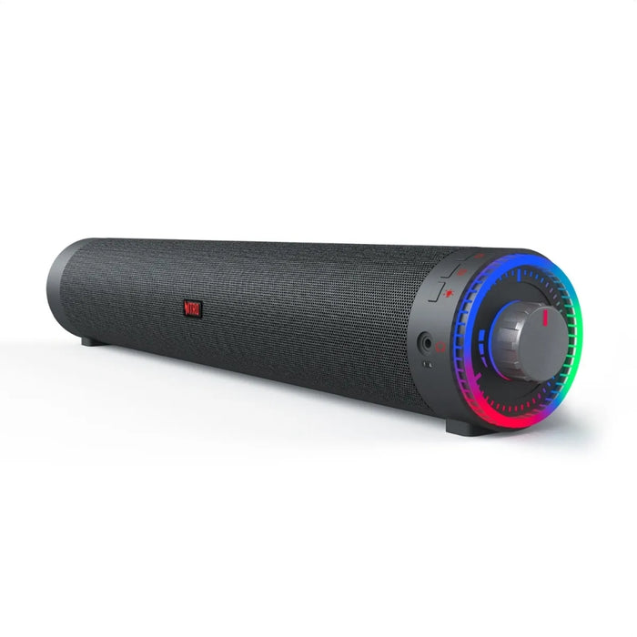 Acer Nitro Gaming Soundbar, 2 x 5 W, BT, Dynamic 2.0 Stereo Sound USB-C (USB-C към USB-A кабел е включен) / Bluetooth / Aux In (3,5 mm) / Изход за слушалки