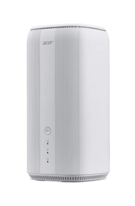 Безжичен рутер Acer Connect X6E 5G CPE EU Plug, гигабитов Ethernet, трибандов (2.4 GHz / 5 GHz / 6 GHz), бял