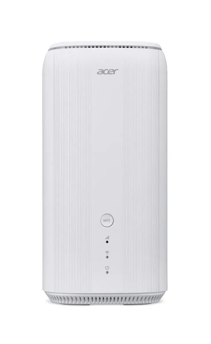 Безжичен рутер Acer Connect X6E 5G CPE EU Plug, гигабитов Ethernet, трибандов (2.4 GHz / 5 GHz / 6 GHz), бял