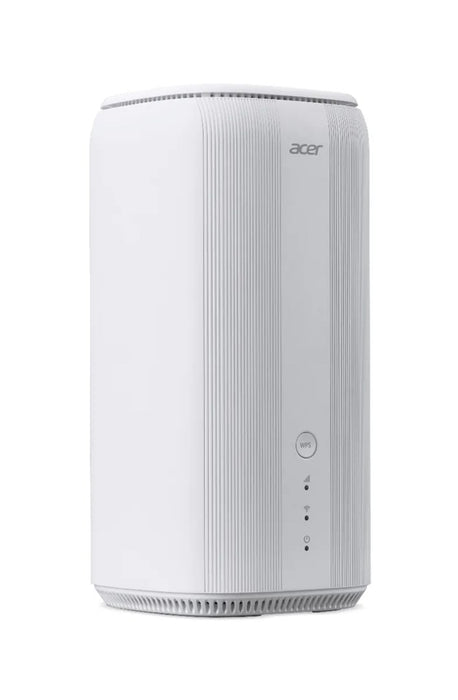 Безжичен рутер Acer Connect X6E 5G CPE EU Plug, гигабитов Ethernet, трибандов (2.4 GHz / 5 GHz / 6 GHz), бял