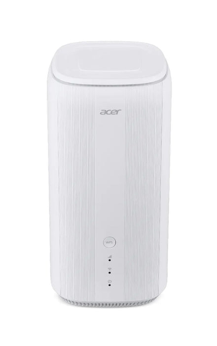 Безжичен рутер Acer Connect X6E 5G CPE EU Plug, гигабитов Ethernet, трибандов (2.4 GHz / 5 GHz / 6 GHz), бял