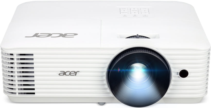 Проектор Acer H5386BDi, DLP, WXGA (1280 x 720), 5000 ANSI лумена, 20000:1, 3D, включен безжичен ключ, HDMI, VGA, RS-232, аудио вход, RCA, Wifi, високоговорител 3W, чанта, 2,75 кг, бял
