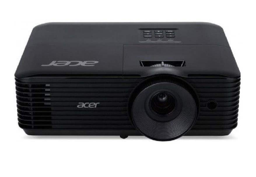 Проектор Acer X1228H, DLP, XGA (1024x768), 4800 ANSI Lm, 20 000:1, 3D, Auto keystone, HDMI, VGA in/out, RCA, RS232, Audio in/out, DC Out (5V/1A), 3W високоговорител, 2.7kg, черен