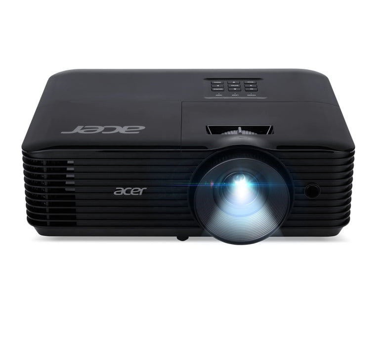 Проектор Acer X1228i, DLP, XGA (1024x768), 4800 ANSI Lm, 20 000:1, 3D, Автоматична трапецовидност, HDMI, WiFi, VGA вход, USB, RCA, RS232, Аудио вход/изход, DC изход (5V/1A), 3W високоговорител, 2.7 кг, Черен