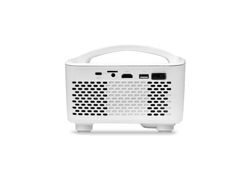AOPEN QF13 (задвижван от Acer), LCD, 1080p (1920x1080), 6000 LED Lm, 1 000:1, HDMI, USB (тип A, тип C), MicroSD, аудио изход, WiFi+Dongle, държачи, DC изход (5V/0.5A), 1x5W, 1,9 кг