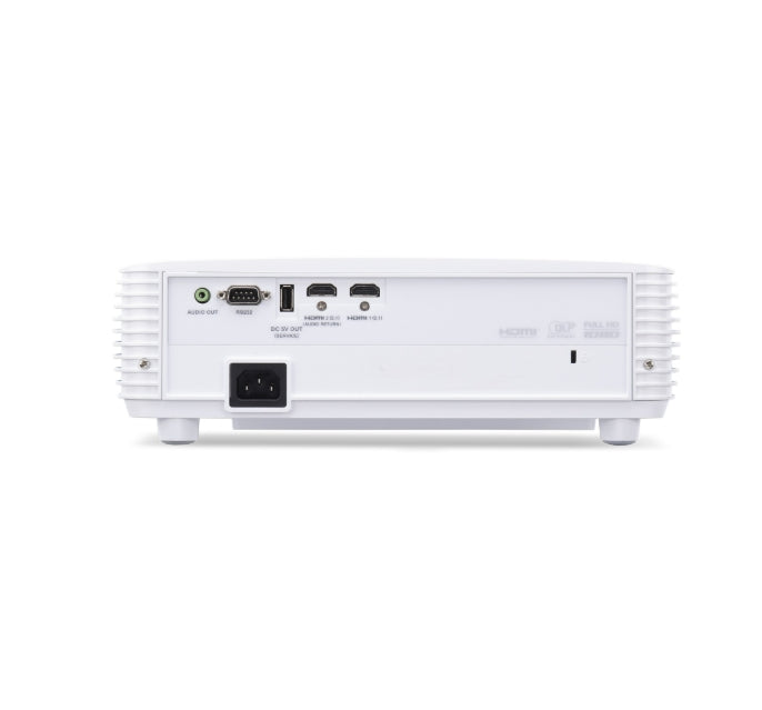 Проектор Acer HL6521G, DLP, Лазерен, FHD (1920x1080), 4000ANSI Lum, 3 500 000:1, 1.1x Zoom, 2xHDMI, 10 000:1, 1.1x Zoom, 2xHDMI 2.0, USB Type-A DC Out, Аудио изход (3.5 мм), RS232, Високоговорител 10 W, Калъф за носене, 3.3 кг, Бял