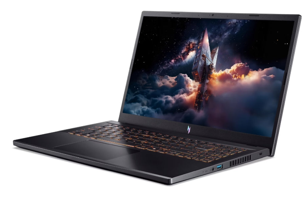Acer Nitro V 15, ANV15-52-59ZT, Intel Core i5-13420H (8C/12T, до 4.7GHz, 12MB), 15.6" FHD IPS (1920x1080), 165Hz, 16GB DDR5 (1 свободен слот), 512GB PCIe NVMe SSD, NVIDIA GeForce RTX 3050 6GB GDDR6, Wi-Fi AX, BT 5.2, HD камера, подсветка на клавиатурата,