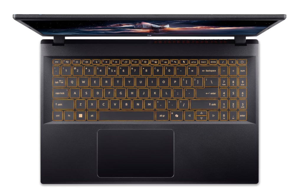 Acer Nitro V15,ANV15-52-93HH, Intel Core i9-13900H(14C/20T, до 5,40 GHz, 24MB), 15,6" FHD (1920X1080) IPS 165Hz, 32GB DDR4, 1024GB PCIe NVMe SSD, RTX 5060 8GB GDDR7 572 AI TOPS, WiFi AX, BT.5.2, HD Cam, KB Backlit, Linux, Shale Black