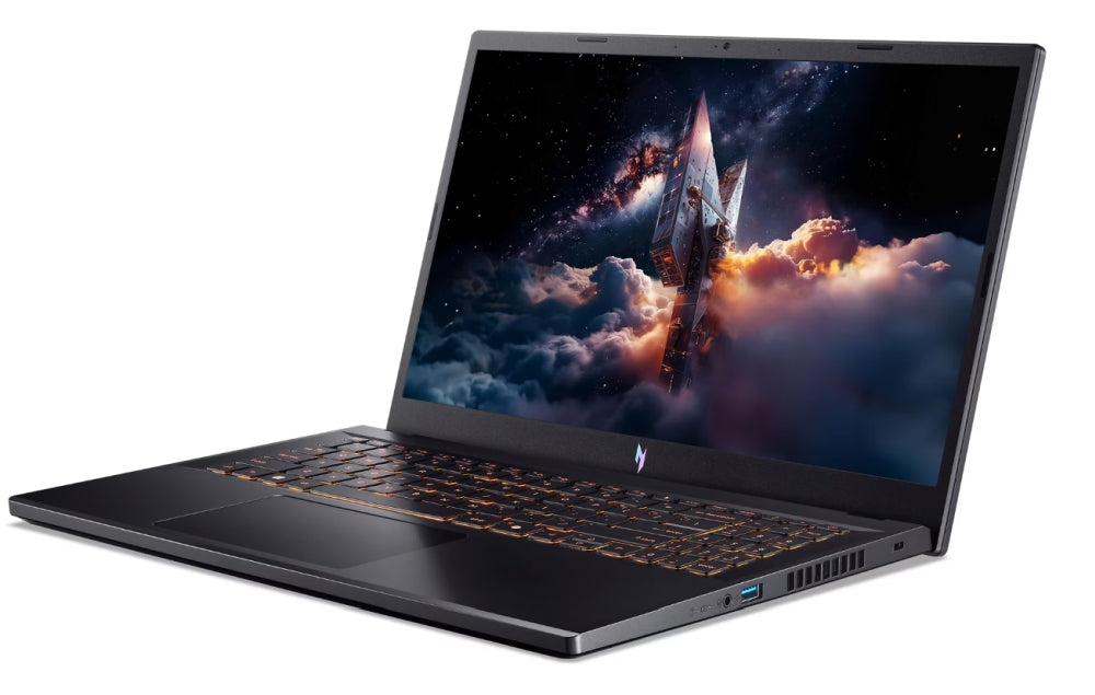 Acer Nitro V15,ANV15-52-93HH, Intel Core i9-13900H(14C/20T, до 5,40 GHz, 24MB), 15,6" FHD (1920X1080) IPS 165Hz, 32GB DDR4, 1024GB PCIe NVMe SSD, RTX 5060 8GB GDDR7 572 AI TOPS, WiFi AX, BT.5.2, HD Cam, KB Backlit, Linux, Shale Black