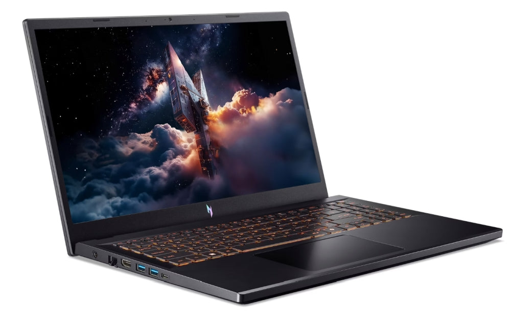Acer Nitro V15,ANV15-52-93HH, Intel Core i9-13900H(14C/20T, до 5,40 GHz, 24MB), 15,6" FHD (1920X1080) IPS 165Hz, 32GB DDR4, 1024GB PCIe NVMe SSD, RTX 5060 8GB GDDR7 572 AI TOPS, WiFi AX, BT.5.2, HD Cam, KB Backlit, Linux, Shale Black
