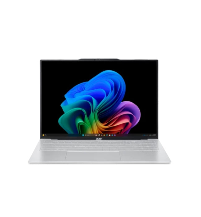 Acer Swift Air 16, SFA16-61M-R3XW, AMD Ryzen AI 7 350 (8C/16T, до 5.0GHz, 16MB), 16" WUXGA OLED (1920x1200), 16GB LPDDR5 (вградена), 1TB PCIe NVMe SSD, AMD Radeon 860M, WIFI 6E, BT 5.2, FHD камера, подсветка на клавиатурата, Win 11 Home, светло сребрист