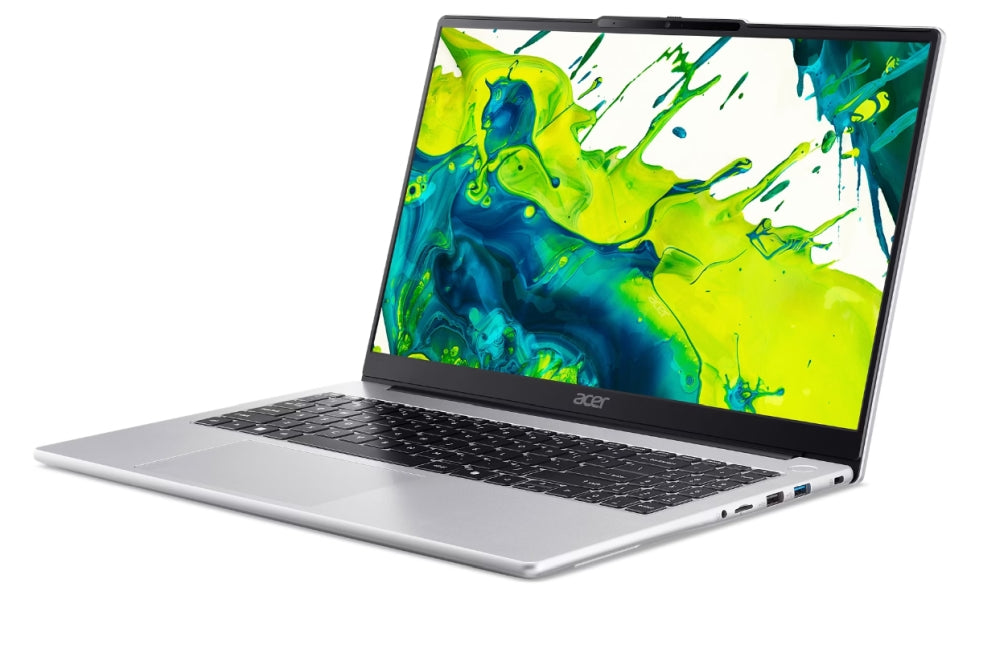 Acer Aspire Lite 15, AL15-45P-R2H1, AMD Ryzen 7 5825U (до 4.5GHz, 16MB), 15.6" FHD (1920x1080) IPS, 16GB DDR4 (1 свободен слот), 512GB PCIe NVMe SSD, AMD Radeon Graphics, FHD камера, WiFi 6ax, BT 5.1, без операционна система, светло сребрист
