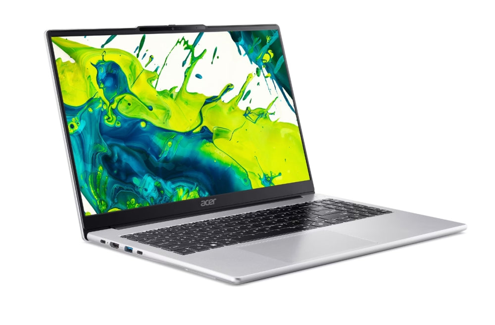 Acer Aspire Lite 15, AL15-45P-R2H1, AMD Ryzen 7 5825U (до 4.5GHz, 16MB), 15.6" FHD (1920x1080) IPS, 16GB DDR4 (1 свободен слот), 512GB PCIe NVMe SSD, AMD Radeon Graphics, FHD камера, WiFi 6ax, BT 5.1, без операционна система, светло сребрист