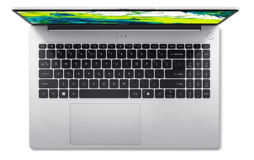 Acer Aspire Lite 15, AL15-45P-R2H1, AMD Ryzen 7 5825U (до 4.5GHz, 16MB), 15.6" FHD (1920x1080) IPS, 16GB DDR4 (1 свободен слот), 512GB PCIe NVMe SSD, AMD Radeon Graphics, FHD камера, WiFi 6ax, BT 5.1, без операционна система, светло сребрист
