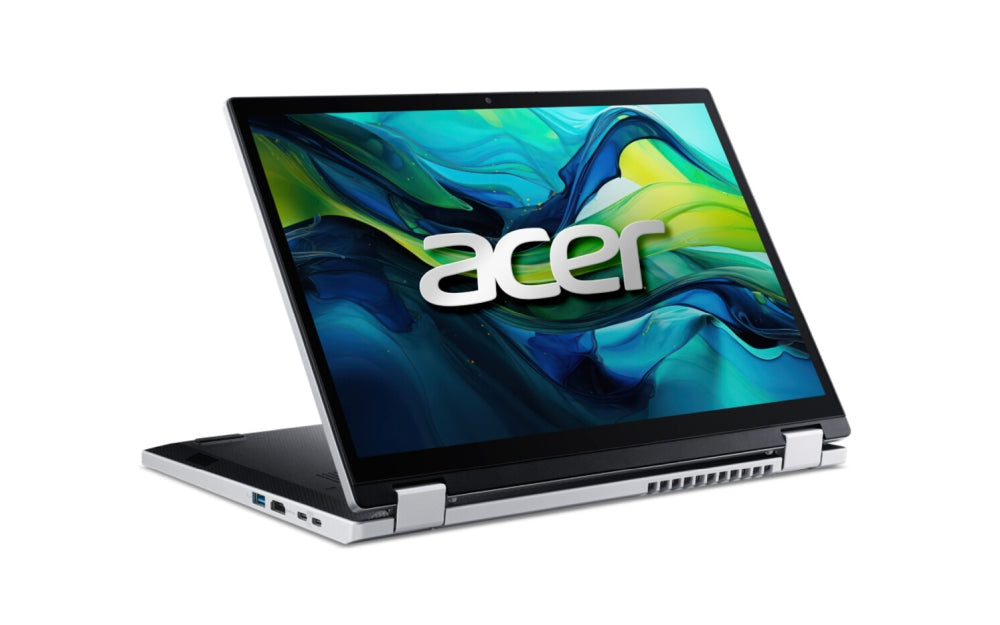 Acer Aspire Go Spin 14, AGSP14-31PT-3593, Intel i3 N355 (до 3.9GHz, 6MB), 14'' WUXGA (1920x1200) IPS Touch (с поддръжка на писалка), 8GB DDR5 вградена памет, SSD 256GB, HD уеб камера, WiFi6ax, BT 5.2, Win 11 Home