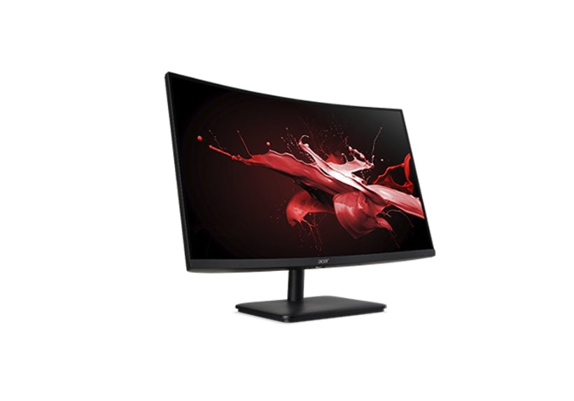 Acer ED270Xbiipx, 27" извит 1500R VA, антирефлексно покритие, ZeroFrame, FreeSync, 1ms(VRB), 4000:1, 250nits, 1920x1080 FHD, 200Hz, 2xHDMI, DP, аудио изход, HDR10 FreeSync Premium, накланяне, черен