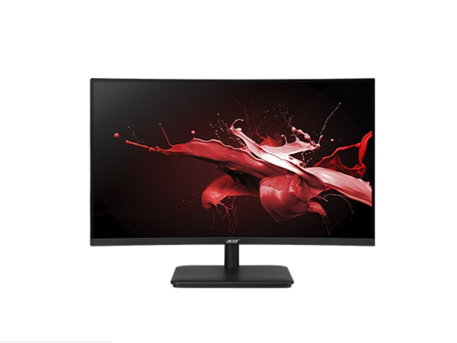 Acer ED270Xbiipx, 27" извит 1500R VA, антирефлексно покритие, ZeroFrame, FreeSync, 1ms(VRB), 4000:1, 250nits, 1920x1080 FHD, 200Hz, 2xHDMI, DP, аудио изход, HDR10 FreeSync Premium, накланяне, черен