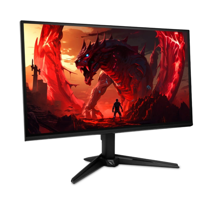 Acer Nitro QG271W5bmiipx, 27'' FHD (1920x1080) IPS, ZeroFrame, 260Hz, 1ms/0.5ms (мин. GTG), FreeSync Premium, 250nits, 2*HDMI, DP, високоговорители, аудио изход, VisionCare, черен, 2 години