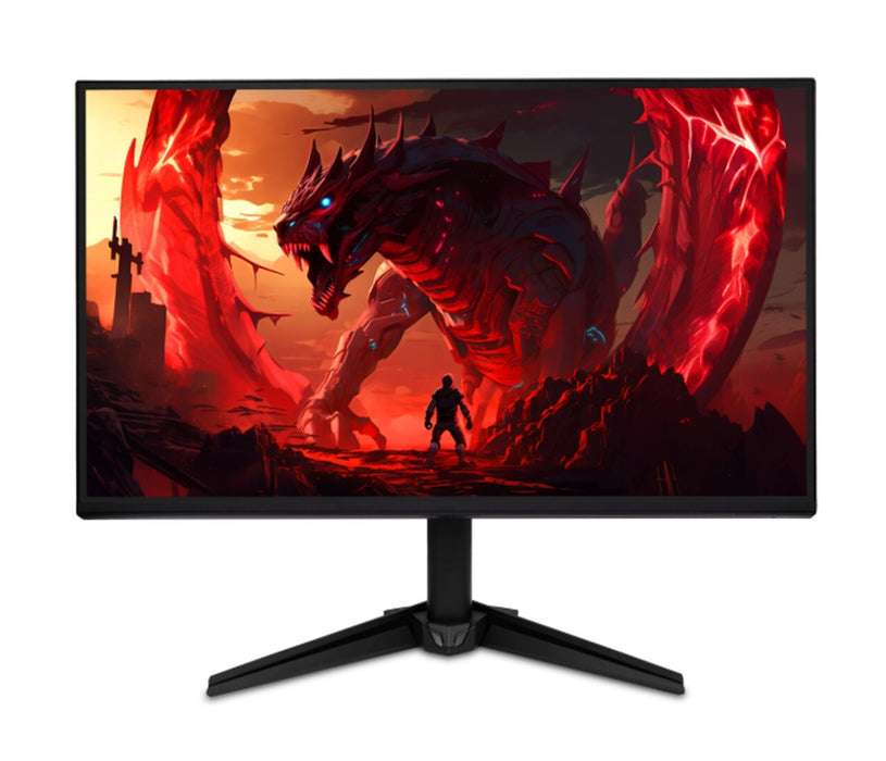 Acer Nitro QG271W5bmiipx, 27'' FHD (1920x1080) IPS, ZeroFrame, 260Hz, 1ms/0.5ms (мин. GTG), FreeSync Premium, 250nits, 2*HDMI, DP, високоговорители, аудио изход, VisionCare, черен, 2 години