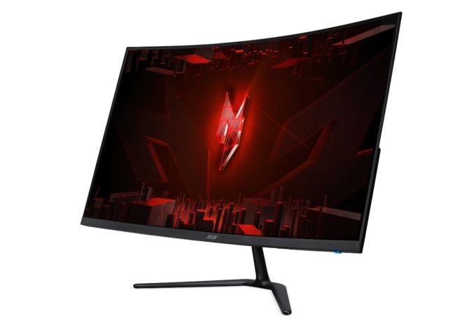 Acer Nitro ED320QRS3biipx, 31.5" извит 1500R, QHD (2560x1440) VA 144Hz, FreeSync, 1ms(VRB), 3000:1, 250nits, 2xHDMI(2.1), DP, аудио изход, HDR10, високоговорители, BluelightShield, накланяне, черен