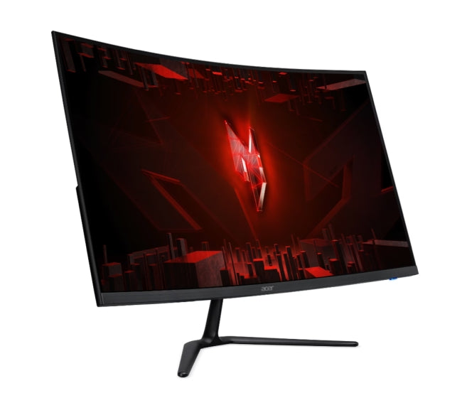 Acer Nitro ED320QRS3biipx, 31.5" извит 1500R, QHD (2560x1440) VA 144Hz, FreeSync, 1ms(VRB), 3000:1, 250nits, 2xHDMI(2.1), DP, аудио изход, HDR10, високоговорители, BluelightShield, накланяне, черен