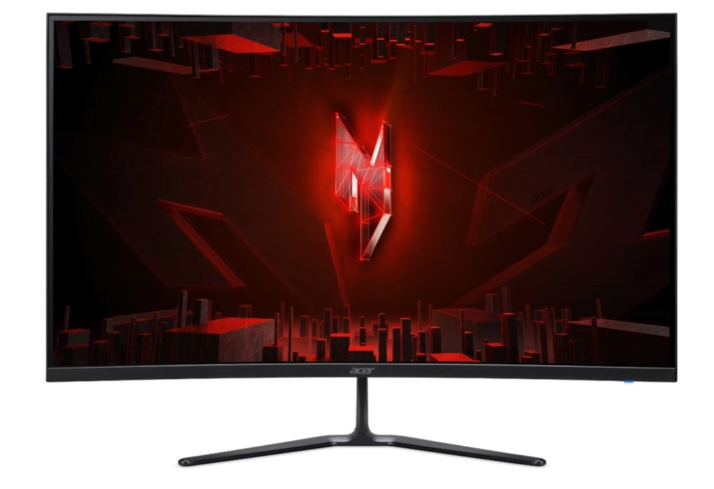 Acer Nitro ED320QRS3biipx, 31.5" извит 1500R, QHD (2560x1440) VA 144Hz, FreeSync, 1ms(VRB), 3000:1, 250nits, 2xHDMI(2.1), DP, аудио изход, HDR10, високоговорители, BluelightShield, накланяне, черен