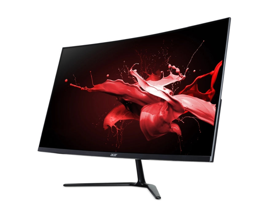 Acer Nitro ED320QRS3biipx, 31.5" Curved 1500R VA, Anti-Glare, ZeroFrame, FreeSync, 1ms(VRB), 3000:1, 250nits, 1920x1080 FHD, 180Hz, 2xHDMI, DP, Audio out, BluelightShield, Tilt, Черен