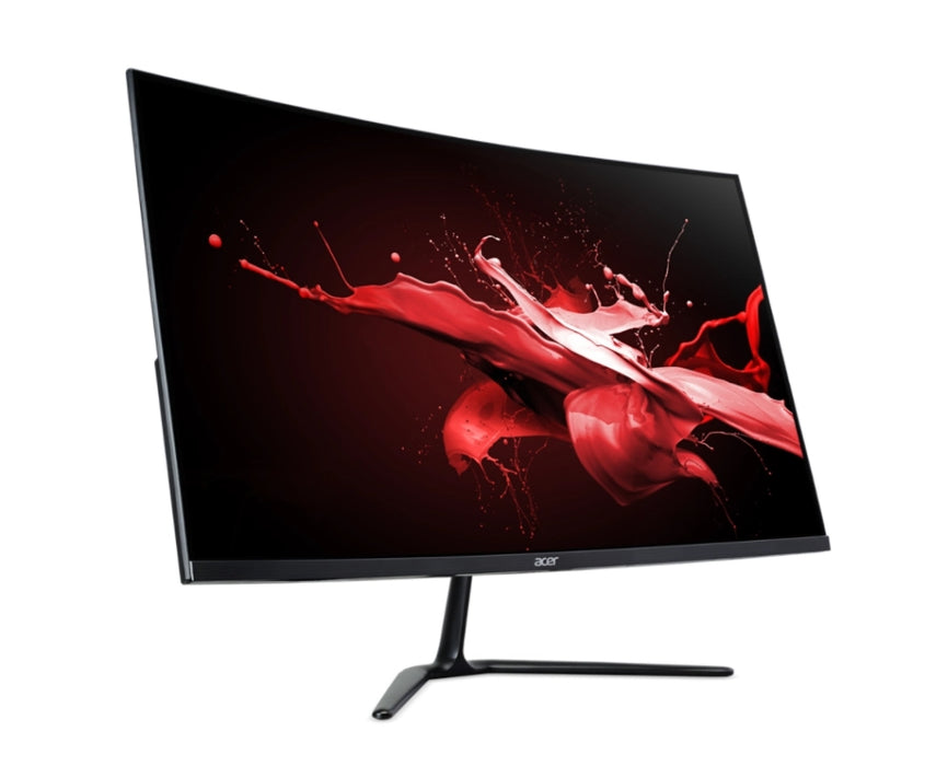 Acer Nitro ED320QRS3biipx, 31.5" Curved 1500R VA, Anti-Glare, ZeroFrame, FreeSync, 1ms(VRB), 3000:1, 250nits, 1920x1080 FHD, 180Hz, 2xHDMI, DP, Audio out, BluelightShield, Tilt, Черен
