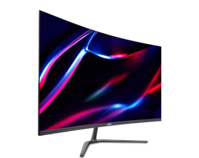 Acer Nitro ED320QUS3bmiipx, 31.5'' VA, QHD (2560x1440), Извит, FreeSync, 180Hz, 1ms, 100M:1, 250 нита, 16:9, 2xHDMI, 1xDP, аудио изход, високоговорители, BlueLightShield, наклон, VESA, черен