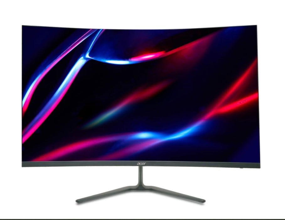 Acer Nitro ED320QUS3bmiipx, 31.5'' VA, QHD (2560x1440), Извит, FreeSync, 180Hz, 1ms, 100M:1, 250 нита, 16:9, 2xHDMI, 1xDP, аудио изход, високоговорители, BlueLightShield, наклон, VESA, черен