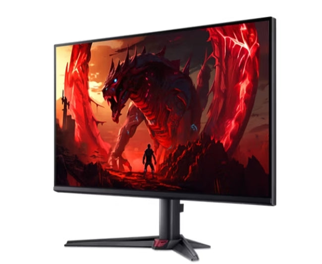 Acer Nitro VG250QF3bmiipx, 24.5'', FHD (1920X1080) IPS, ZeroFrame, 320Hz DP, 240Hz HDMI, 1ms/0.5ms(GTG, мин.), 250nits, 100M:1, 99% sRGB, Free Sync Premium, 2xHDMI, DP, HDR10, аудио изход, високоговорители, наклон, BluelightShield, Vesa, черен