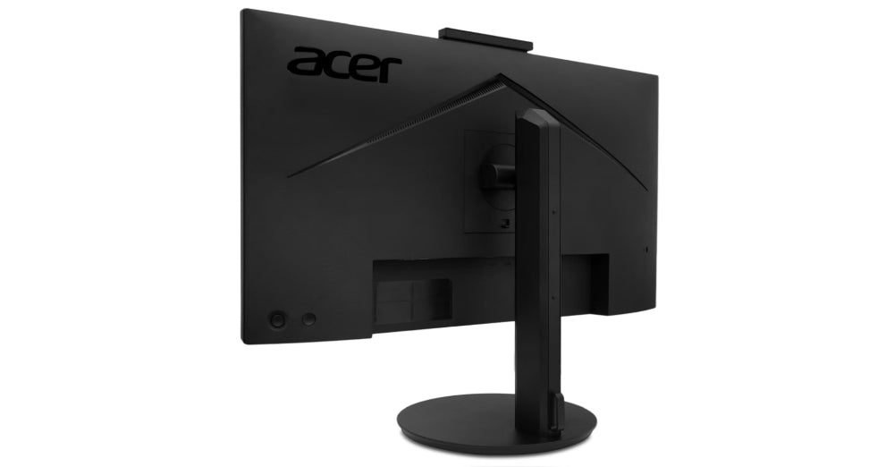 Acer Vero CB242YD6bmiprcx, 23.8'' FHD (1920x1080) IPS, ZeroFrame, 120Hz, 1ms(VRB), 250nits, VGA, HDMI, DP, високоговорители, аудио вход/изход, регулируема уеб камера 5M/микрофонен масив, AdaptiveSync, енергийна ефективност клас B, TCO черен, 3Y