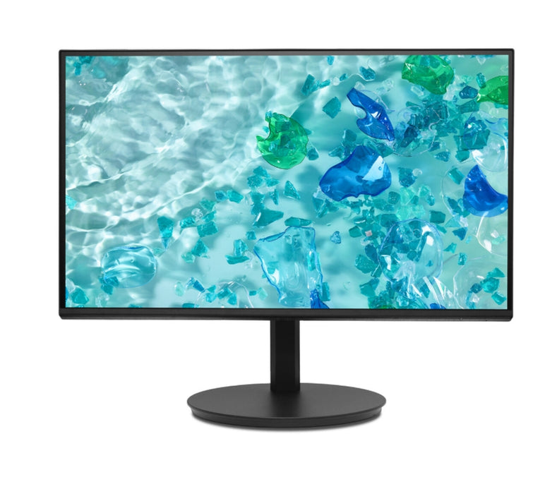 Acer Vero CB242YP6bmiprx, 23.8" FHD (1920x1080) IPS, ZeroFrame 144Hz Adaptive Sync, 1ms(VRB), 100M:1, 250nits, VGA, HDMI, DP, високоговорители, аудио вход/изход, Ergostand, EnergyStar, EPEAT Gold, енергийна ефективност клас B, черен, 3Y