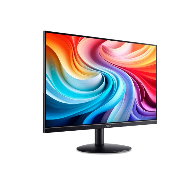 Acer SA242YH1bi, 23.8'' FHD (1920x1080) VA, ZeroFrame, 100Hz, 4ms (GTG), 250nits, 100M:1, VGA, HDMI, Енергиен клас E, Черен, 2Y