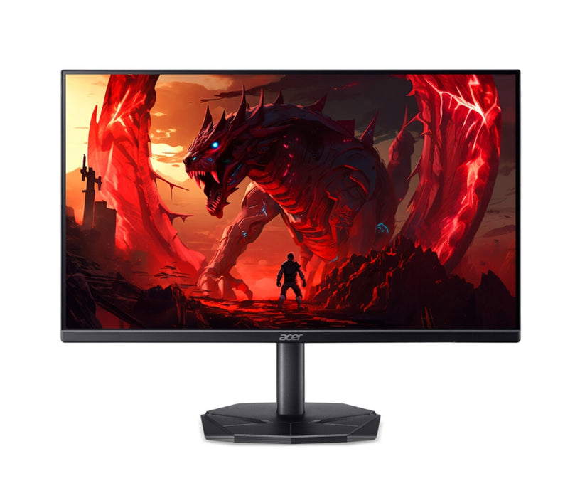 Acer Nitro KG240YP0bi, 23.8'' FHD (1920X1080) VA, ZeroFrame, FreeSync 144Hz, 1ms (VRB), 100M:1, 250nits, 99% sRGB, VGA, HDMI, наклон, Energy Star, Vesa, черен