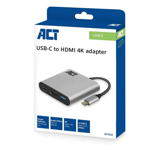ACT Адаптер USB-C към HDMI 4K\